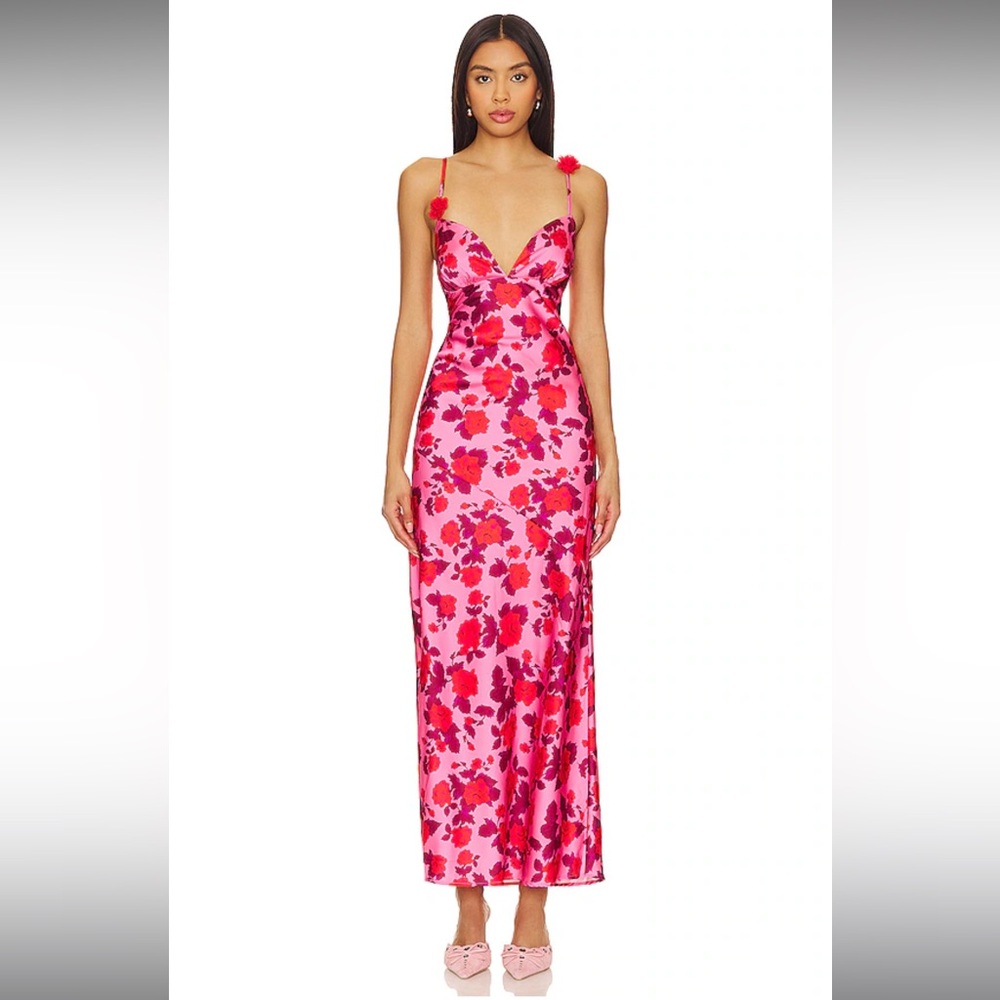 Huda Maxi Dress in Pink For Love & Lemons